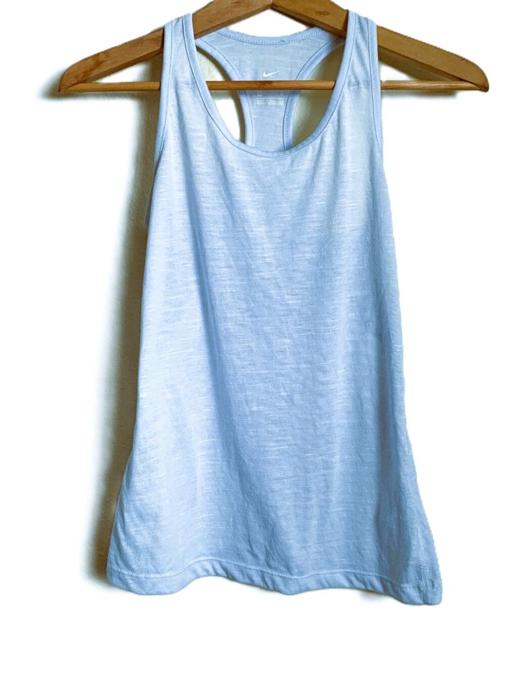 Nike Dri-FIT Racerback Tank Top, Light Blue, Size XS